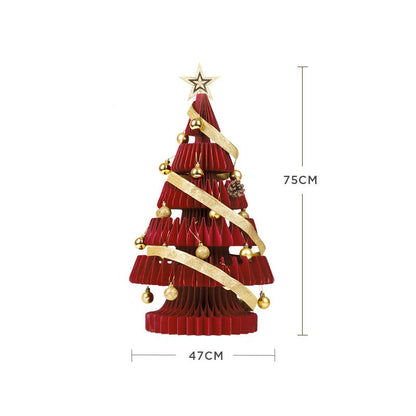Christmas decorations with colorful ornaments for festive tree decorating