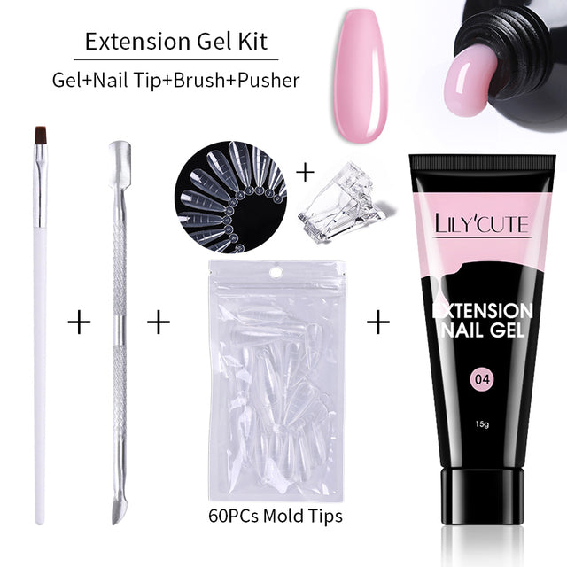 15ml nail extension gel kit by My Store for nail extensions