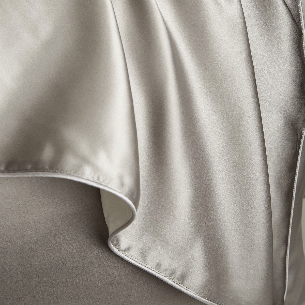 Pure silk pillowcase in a smooth natural silk fabric, shown in a neutral color