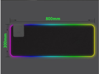 Black gaming mouse pad with smooth surface and stitched edges.