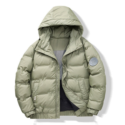 Men’s simple fashion short winter clothing coat in a clean, versatile design