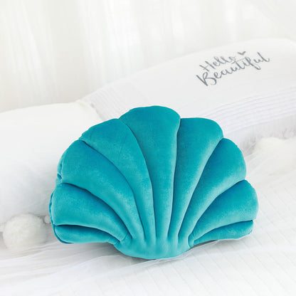 Simulation shell pillow cushion doll nap pillow in a seashell-inspired design
