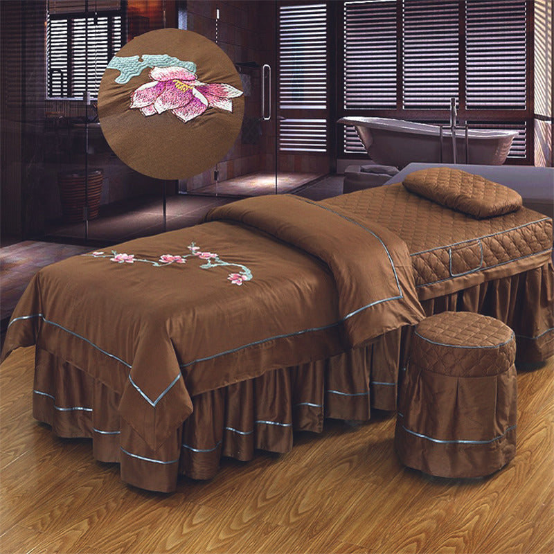 Beauty bed salon bed cover by My Store, shown on a salon treatment bed