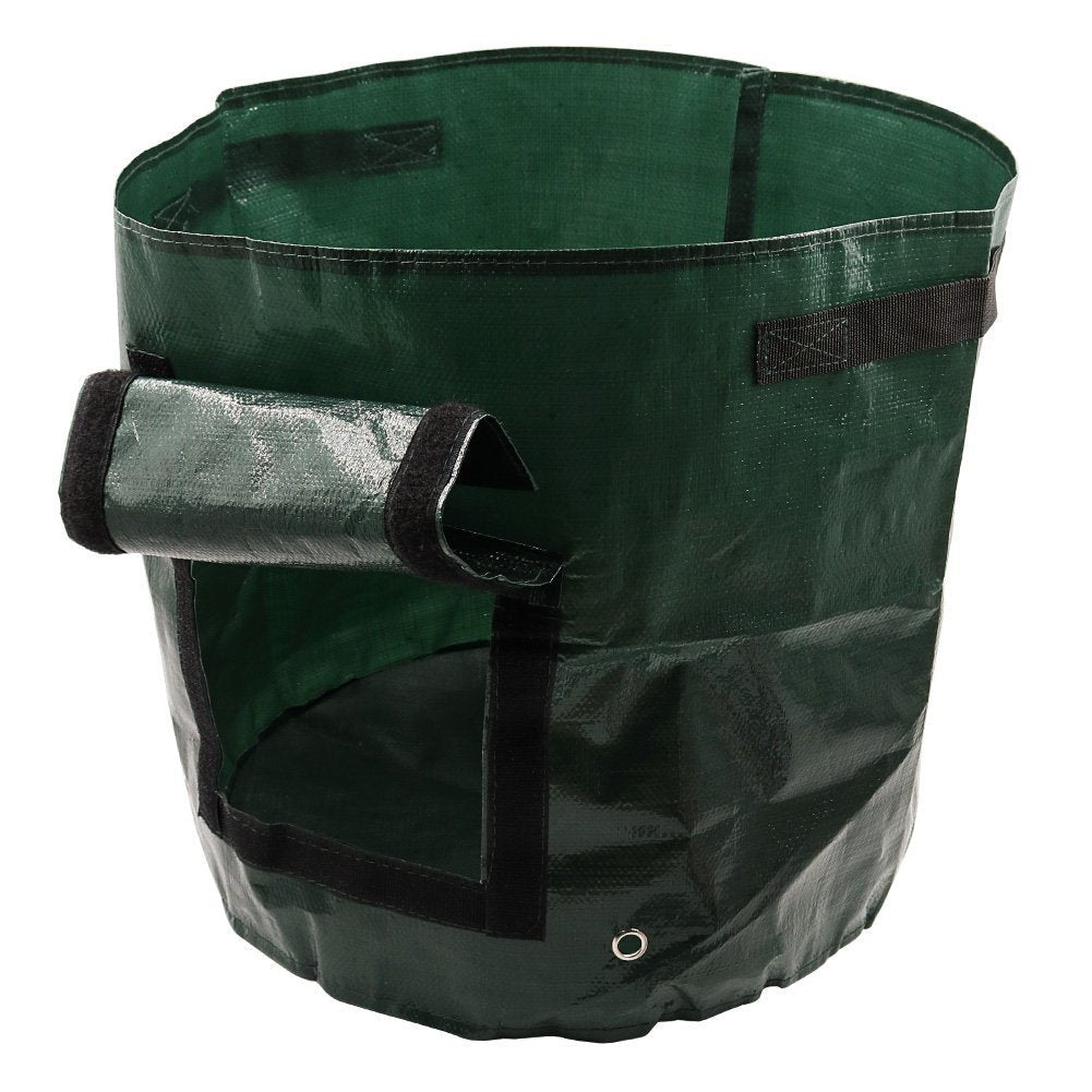 PE cloth garden planting bag for growing plants, showing durable fabric container design