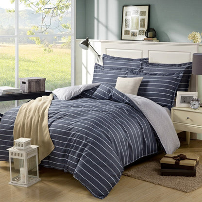 Four-piece cotton bedding set by My Store with soft home textile fabric and coordinated bed linens