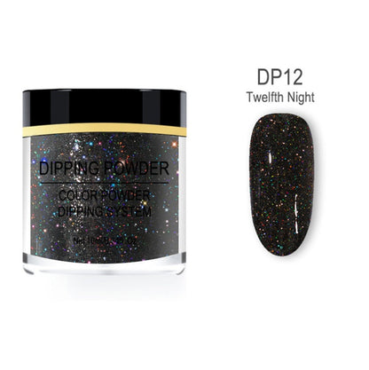 Laser glitter nail powder in shimmering holographic shades by My Store