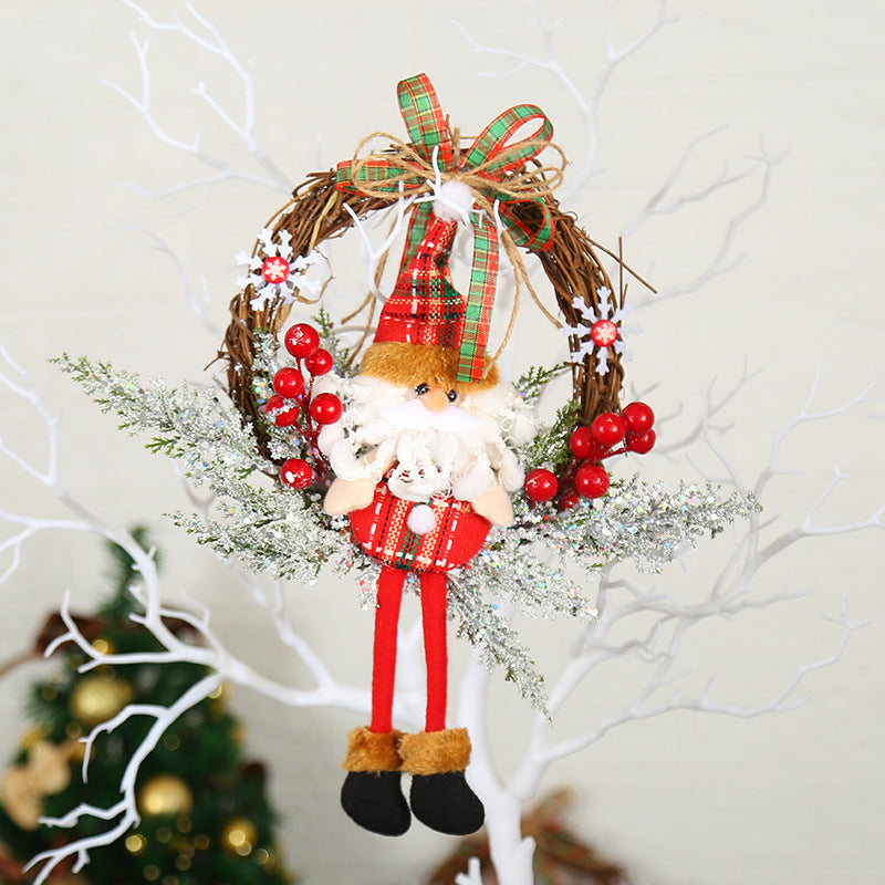 Christmas decorations garland wreath by My Store with festive greenery for holiday display