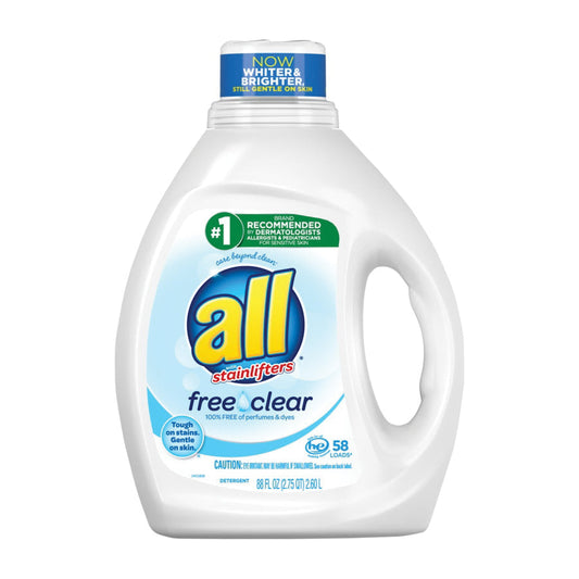 all Free Clear The Original Detergent, 58 Loads, 88 Fl Oz