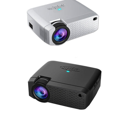High definition projector by My Store shown in a compact design with lens and ventilation details