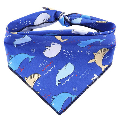 Dog triangle scarf in a classic bandana style by My Store
