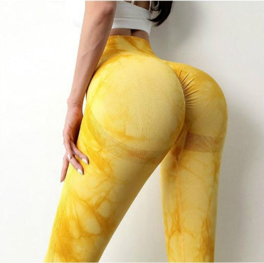 Seamless bubble butt sport women’s fitness workout leggings in a sleek, sculpted design