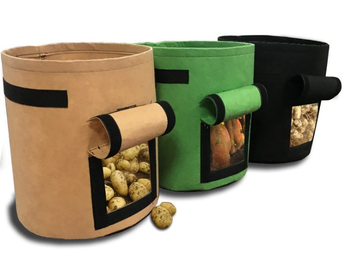 Breathable potato tomato vegetable plant growth bag for container gardening