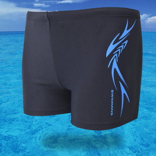 Men's boxer swimming trunks by My Store in a classic boxer-style swimwear design