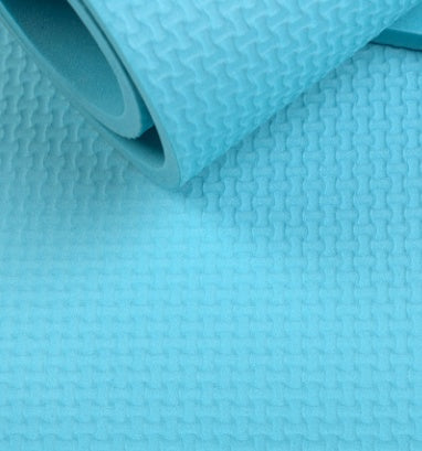 Super soft EVA fitness composite yoga mat, 4mm or 6mm, shown in a durable cushioned design