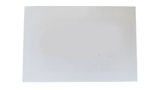 Customized message card, Type 7 design with personalized text area on a clean card front