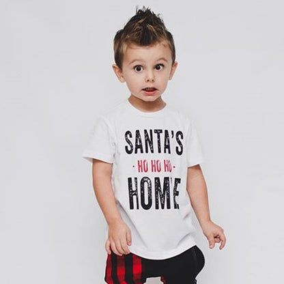 Letter print t-shirt by My Store in casual short-sleeve design