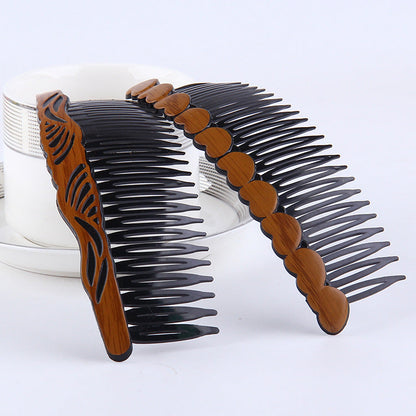 Retro fashion hair comb with decorative vintage-style teeth and handle, My Store