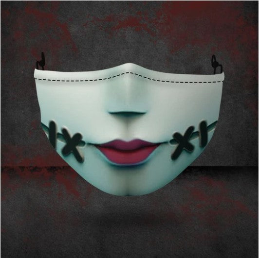 Explosive Halloween masks with spooky designs and detailed features