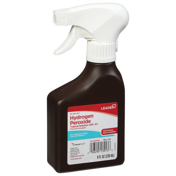 LEADER™ Hydrogen Peroxide 3% Spray, 8 oz