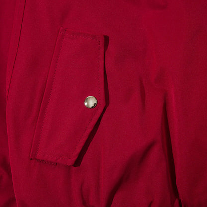 Men's loose jacket coat for autumn and winter, shown in a relaxed fit with long sleeves and front closure