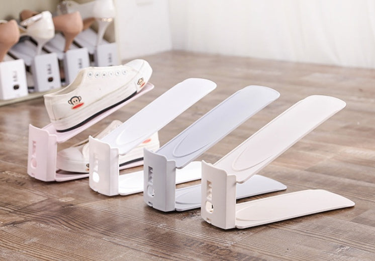 Shoe storage rack by My Store with multiple shelves for organizing shoes