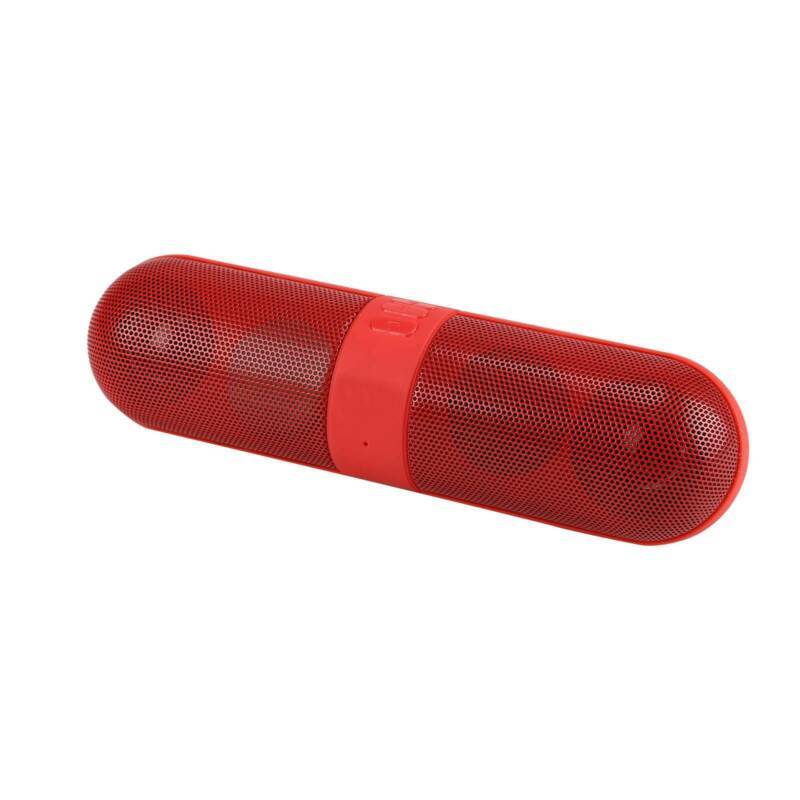 Portable Pill Bluetooth audio speaker, compact black design by My Store