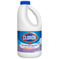 Lavender scented Splash-Less bleach by Pasteur Pharmacy in a 40 fl oz bottle, designed for effective cleaning and brightening.