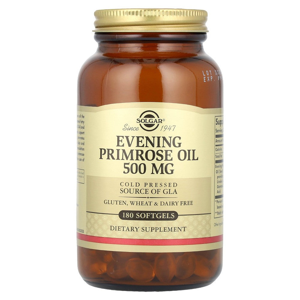 Solgar Evening Primrose Oil, 500 Mg, 180 Softgels