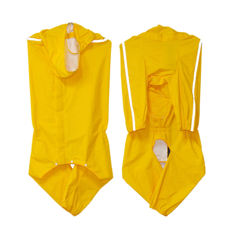 Medium and large dog poncho by My Store, lightweight pet rainwear for dogs