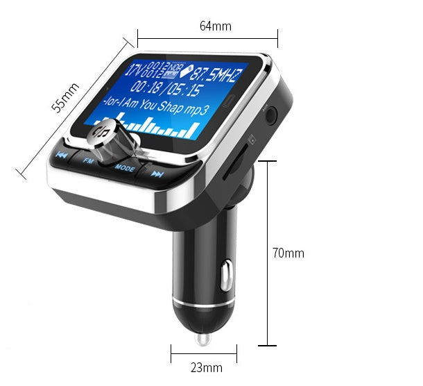 Car MP3 player with compact dashboard design and digital display by My Store