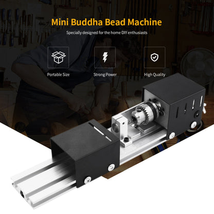 Mini woodworking lathe by My Store, compact benchtop machine for turning and shaping wood projects