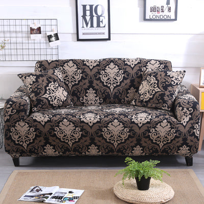 Printed sofa cushion cover in a decorative pattern, soft fabric design for sofa seating