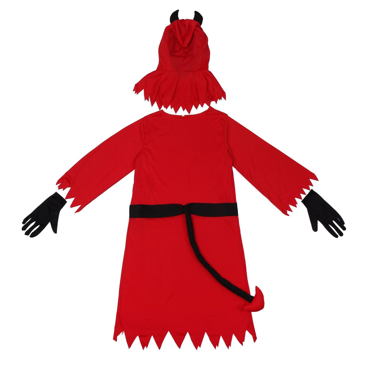 Halloween demon cosplay costume with dark spooky design for themed events