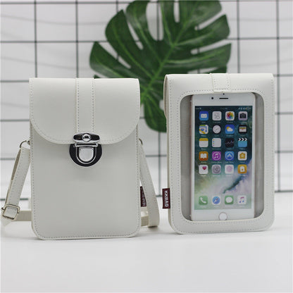 Touch screen mobile phone coin purse
