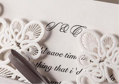 Personalized custom invitation card with elegant design and customizable text