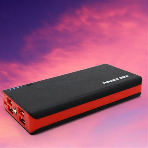 20,000mAh mobile power bank for phone and tablet charging, compact portable design