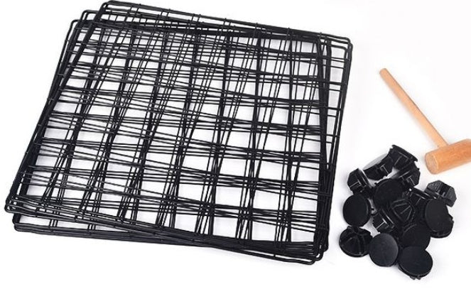 Splicing teddy isolation door rabbit cage with secure wire panels and access door