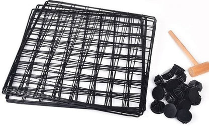 Splicing teddy isolation door rabbit cage with secure wire panels and access door