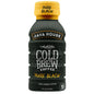 24-pack of Java House Cold Brew Coffee in 8oz pure black bottles, showing the sleek black packaging and bottle design.