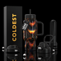 Coldest Limitless Ultra v8 24oz dark fire tumbler showing a sleek black design and durable construction for hot and cold drinks.