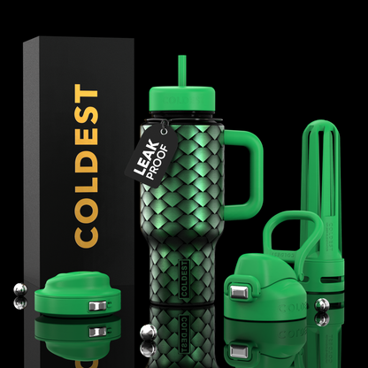 Coldest Limitless Ultra v8 24oz green energy drink with vibrant green label and sleek design.