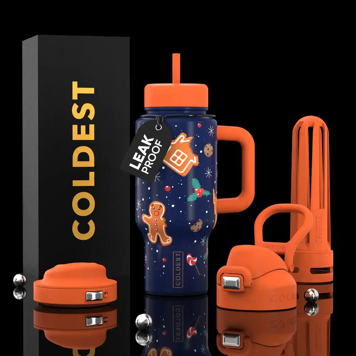 Coldest Limitless Ultra V8 24oz insulated tumbler with lid, designed for keeping drinks hot or cold.