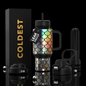 Coldest Limitless Ultra v8 24oz drink tumbler with Moonlight Mermaid design, stainless steel body and leak-proof lid.