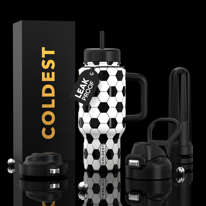 Coldest Limitless Ultra v8 24oz tumbler with sleek black design and durable stainless steel construction.