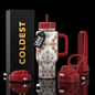 Coldest Limitless Ultra v8 24oz insulated tumbler with a sleek design and secure lid, perfect for keeping drinks hot or cold.