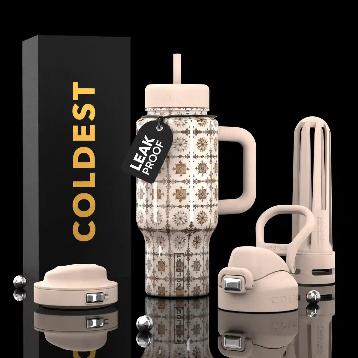 Coldest 24oz Limitless Ultra v8 water bottle with sleek design and durable construction, featuring a secure lid and vibrant color.