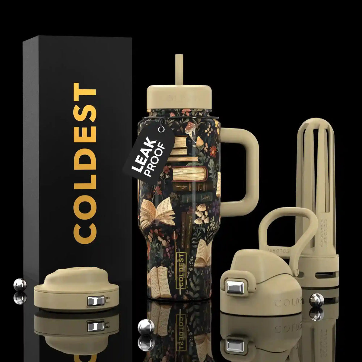 Coldest Limitless Ultra v8 24oz insulated tumbler with a sleek design, perfect for keeping drinks hot or cold.