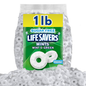 Candy In Bulk Life Savers Sugar Free Wint-O-Green mints in a bulk value bag, showing green mints with bright packaging.