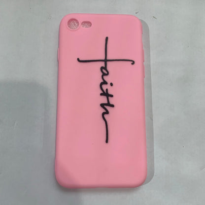 Apple Cross phone case in black with a sleek cross designаԥхьа