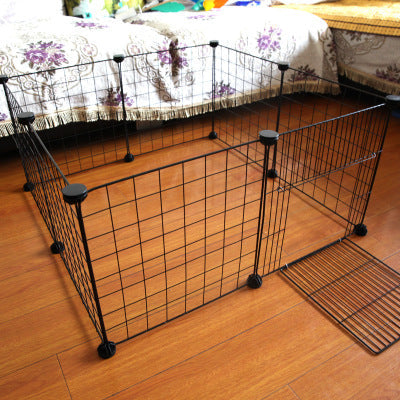 Splicing teddy isolation door rabbit cage with secure enclosure design